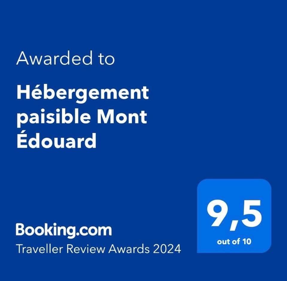 Appartement Mont Edouard, Hebergement Paisible A La Montagne LʼAnse-Saint-Jean 외부 사진